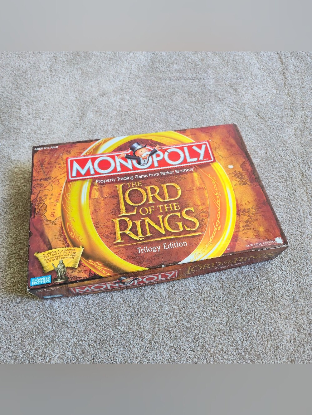 Monopoly Lord of the Rings Trilogy Edition Board Game 2003 by Hasbro